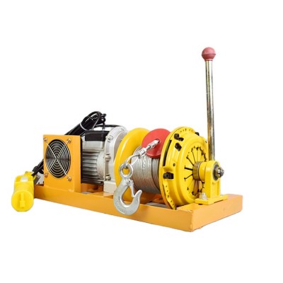 Strong 500kg freewheel 220v single phase 30 meters electric winch