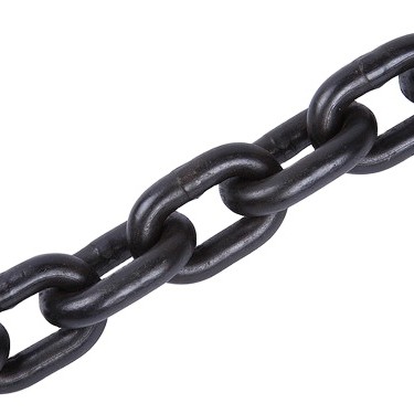 China supplier widely used G80 black fully automatic welding heavy duty chain with twice quenching