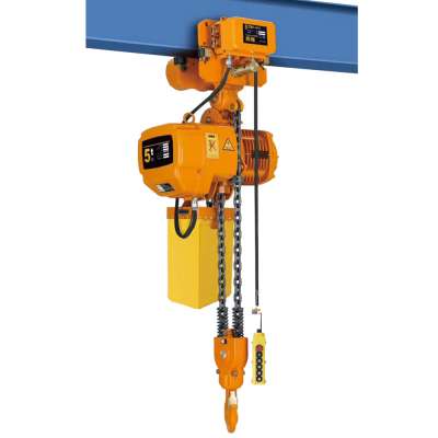 Three phase 2 ton electric monorail chain block