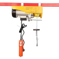 Factory Supply Electric chain Hot sale micro electric rope hoist pa 1000 125kg with CE certificate