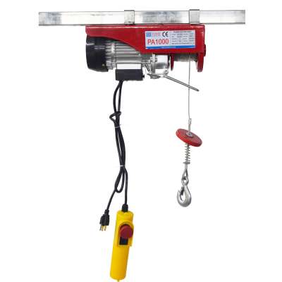 PA type single phase 220v 110v mini electric cable hoist