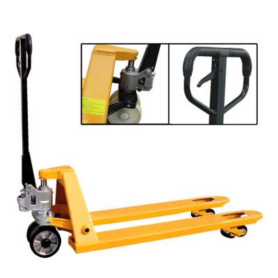 hebei portable forklift pallet truck with nylon wheel