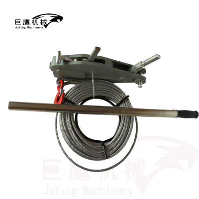 manual wire rope pulling tools 1600 KG wire rope pulling hoist