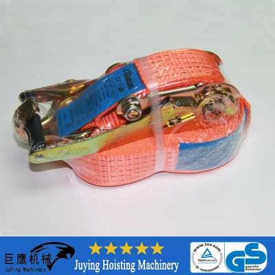 3T 6M heavy load polyester tie down strap for timber strapping