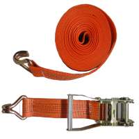 50mm Width and 5000KG/11000LBS Capacity ratchet strap tie down GS Certification nylon Belt Cargo Truck Ratchet Straps