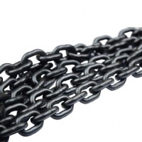 China supplier widely used G80 black fully automatic welding load chain with twice quenching